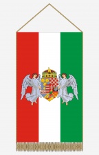 Angyalos trikolor asztali zászló